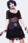 Pentagram Mini Skirt SKA3780 Pentagram Mini Skirt SKA3780