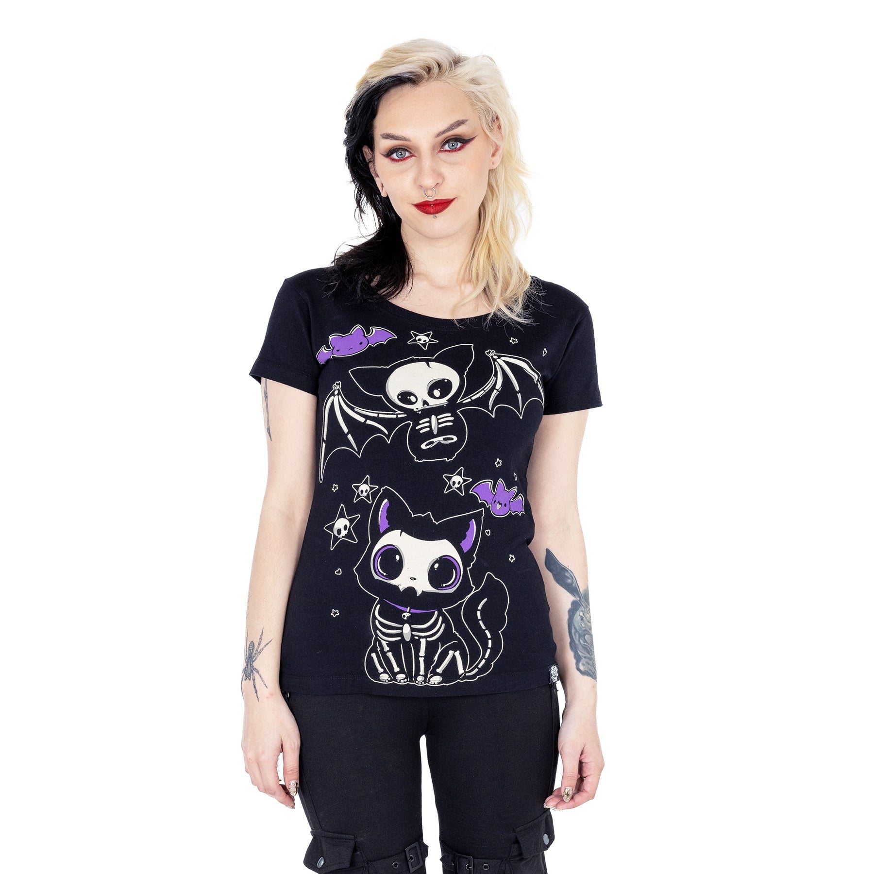 Skelly Cat T Shirt