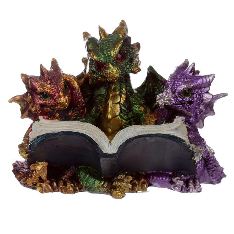 Drei lesende Baby Drachen Drei lesende Baby Drachen