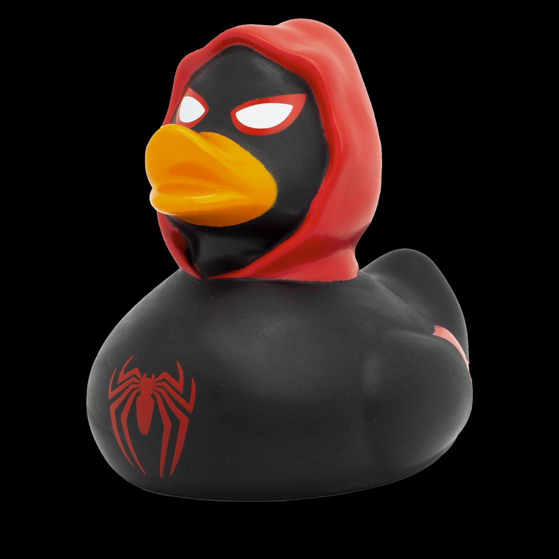 Gummiente Black Spidy rot