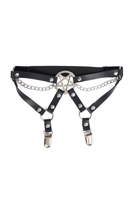 Kikimora Pentagram Leg Garter