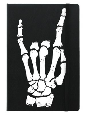 Skeleton Rock Hand Notebook