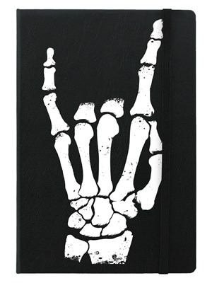 Notebook Skeleton Rock Hand Notebook Skeleton Rock Hand