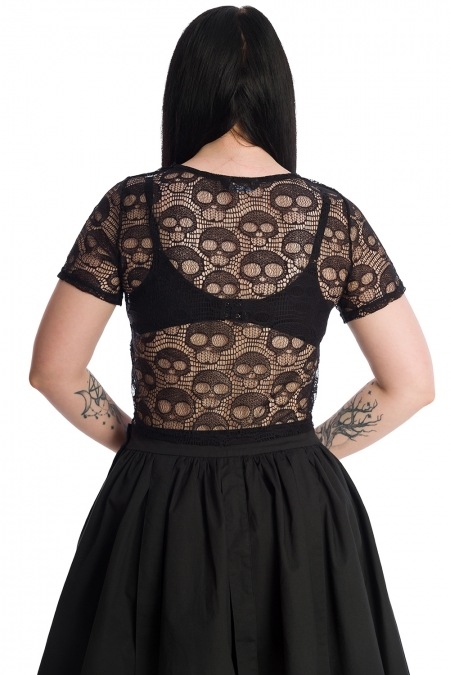 Lace Skull Top