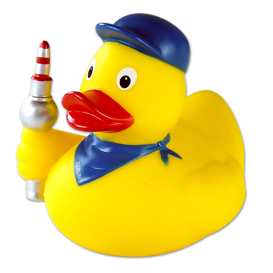 Gummiente FT mit Basecap