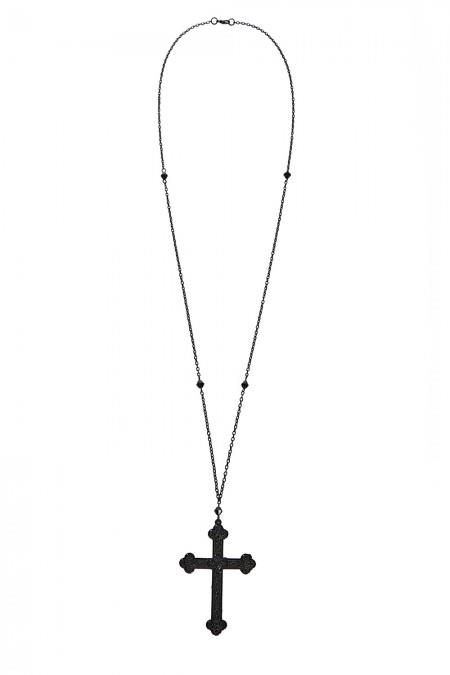 Black CrucifixNecklace AC45669