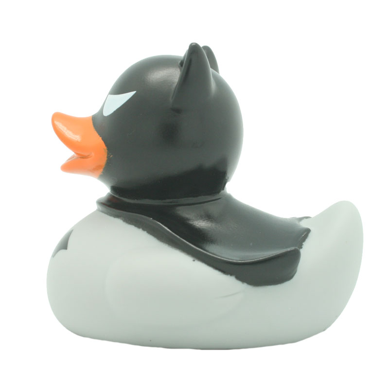 Gummiente Dark Duck grau