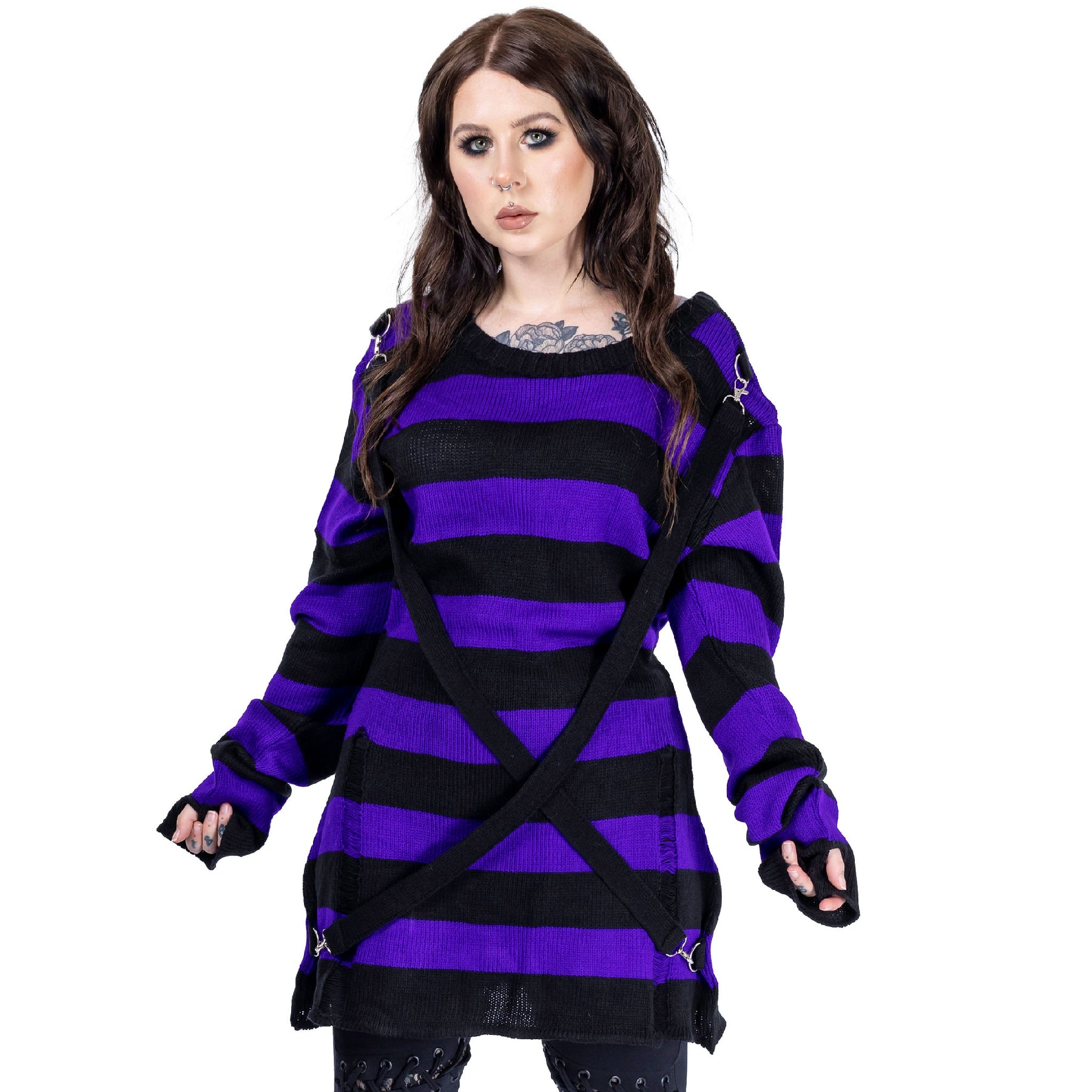 Oriana Jumper blk/purple