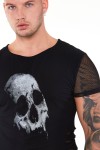 T Shirt Skull and Net MSTA4571
