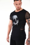 T Shirt Skull and Net MSTA4571