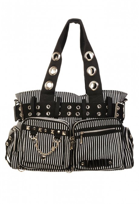 Sweet Revenge Handbag blk/wht